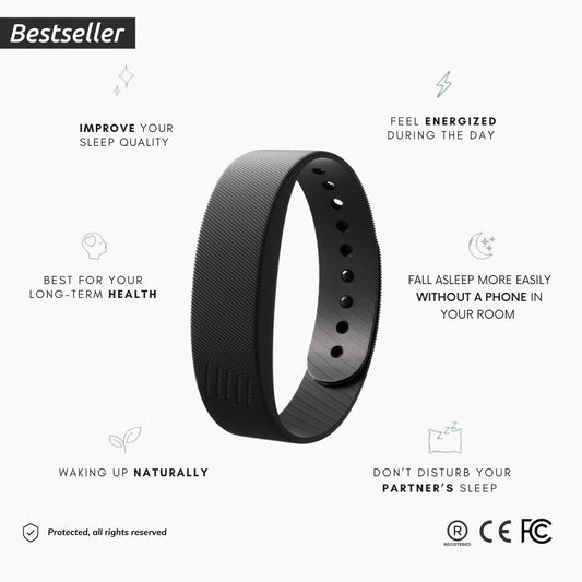 100% Wake-Up Alarm - black